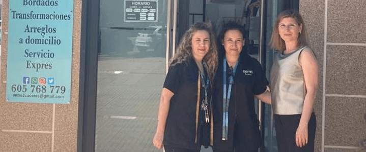 Nace el negocio de confección y arreglos Entre2 con el apoyo de Autoempleo Incorpora en Badajoz